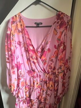 Kohl's Pink Floral Mini Dress